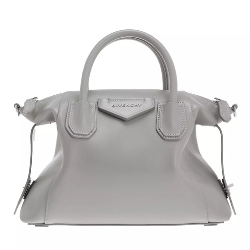Givenchy Antigonia Soft Handle Bag Leather Grey Rymlig shoppingväska