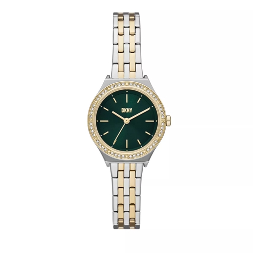 DKNY Parsons Three-Hand Stainless Steel Watch Bicolored Montre à quartz