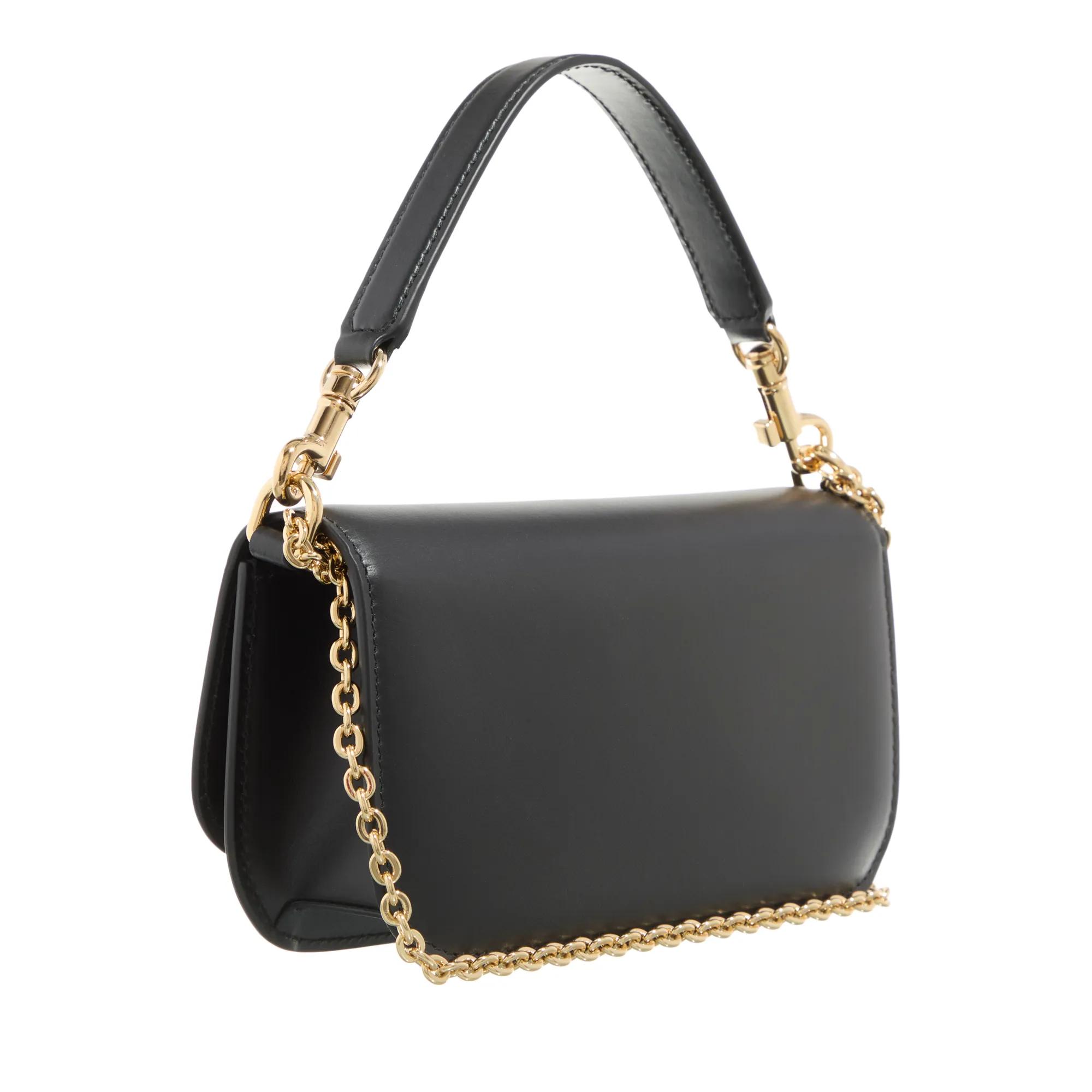 Dolce&Gabbana Crossbody bags Vitello Liscio in zwart