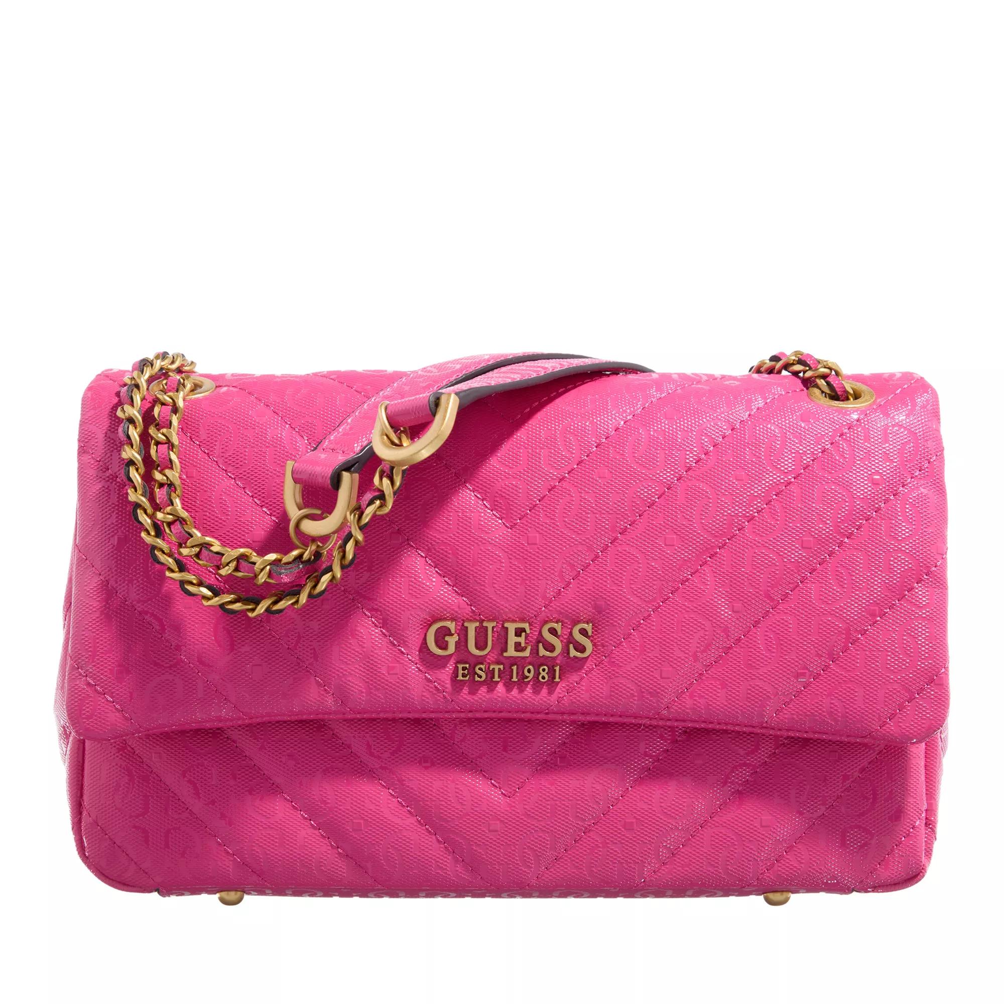 Guess Crossbody Bags - Jania Convertible Xbody Flap - Gr. unisize - in Rosa - für Damen