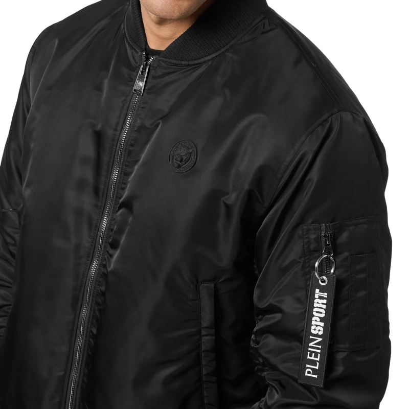 Plein Sport Daunenjacke Bomber Icon schwarz(Image 5)
