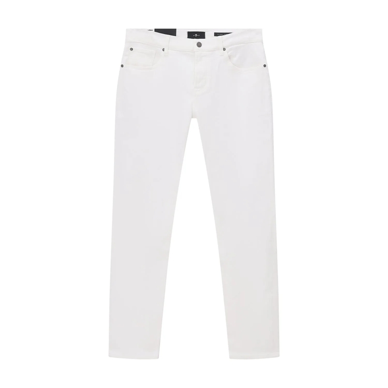 Seven for all Mankind Jeans Slimmy Tapered Jeans weiß