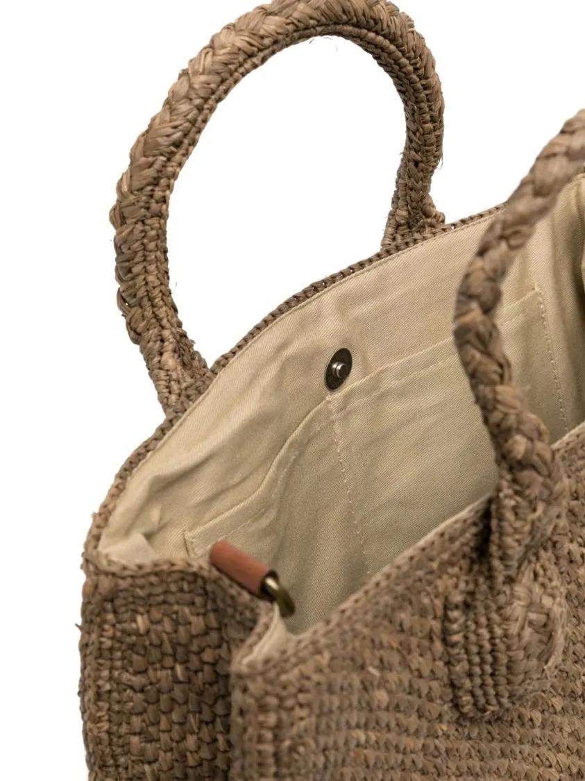 IBELIV Hobo bags Rary Raffia Crossbody Bag in bruin