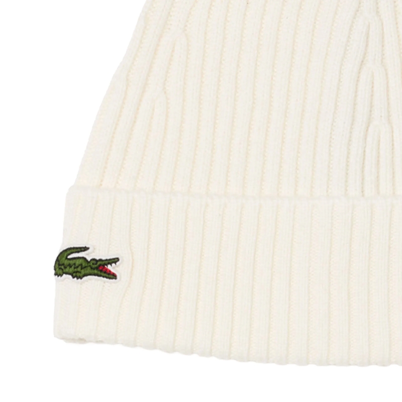 Lacoste Wollmütze Lacoste LACOSTE Unisex Mütze - Strickmütze, Beanie weiss(Image 2)