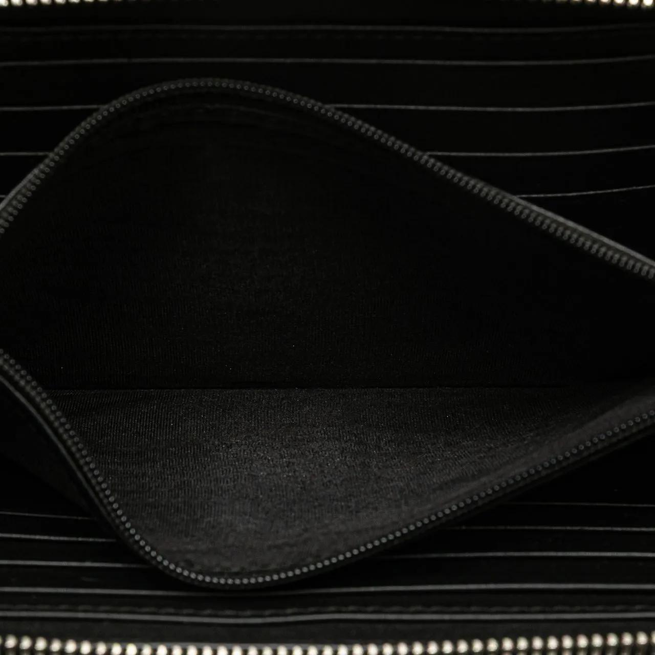 Thumbnail - Gucci Portemonnaie - Microguccissima Zip Around Long Wallet - Gr. unisize - in Schwarz - für Damen