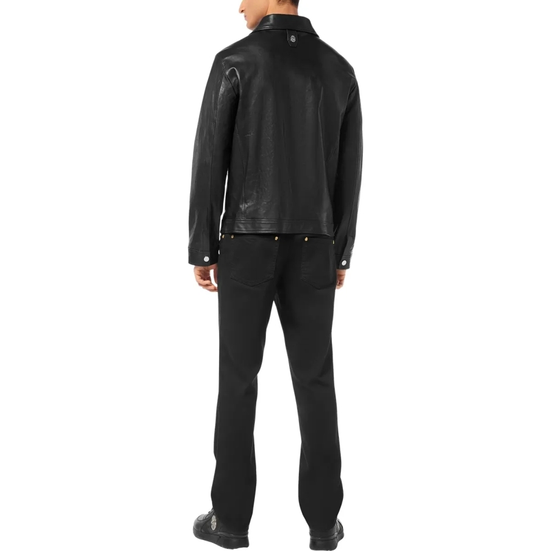 BILLIONAIRE Daunenjacke Lederjacke schwarz(Image 2)