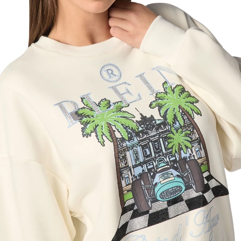 Philipp Plein Top Sweatshirt weiss(Image 5)