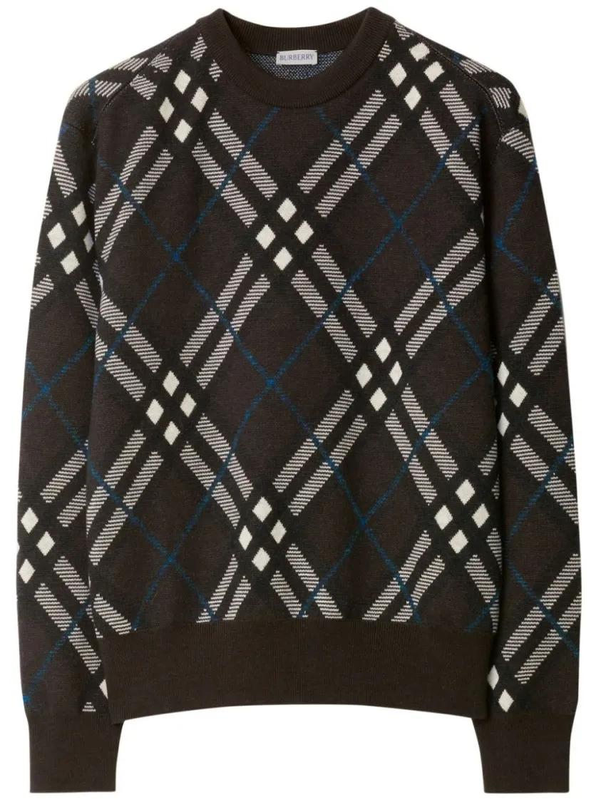 Burberry - Logo Sweater - Größe L - schwarz