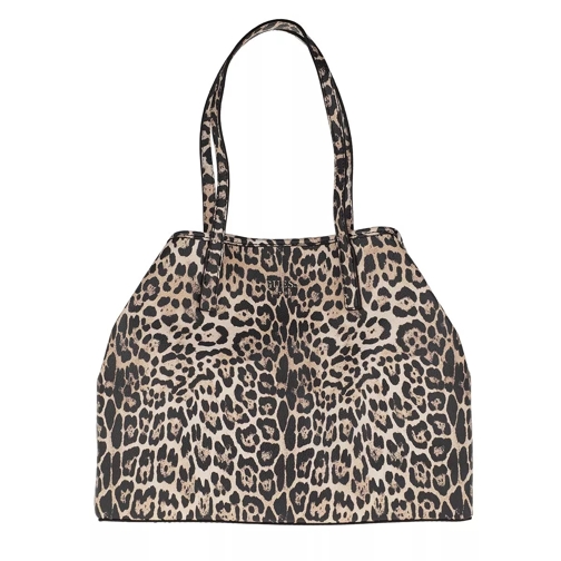 Guess Vikky Large Tote Bag Leopard Shoppingväska