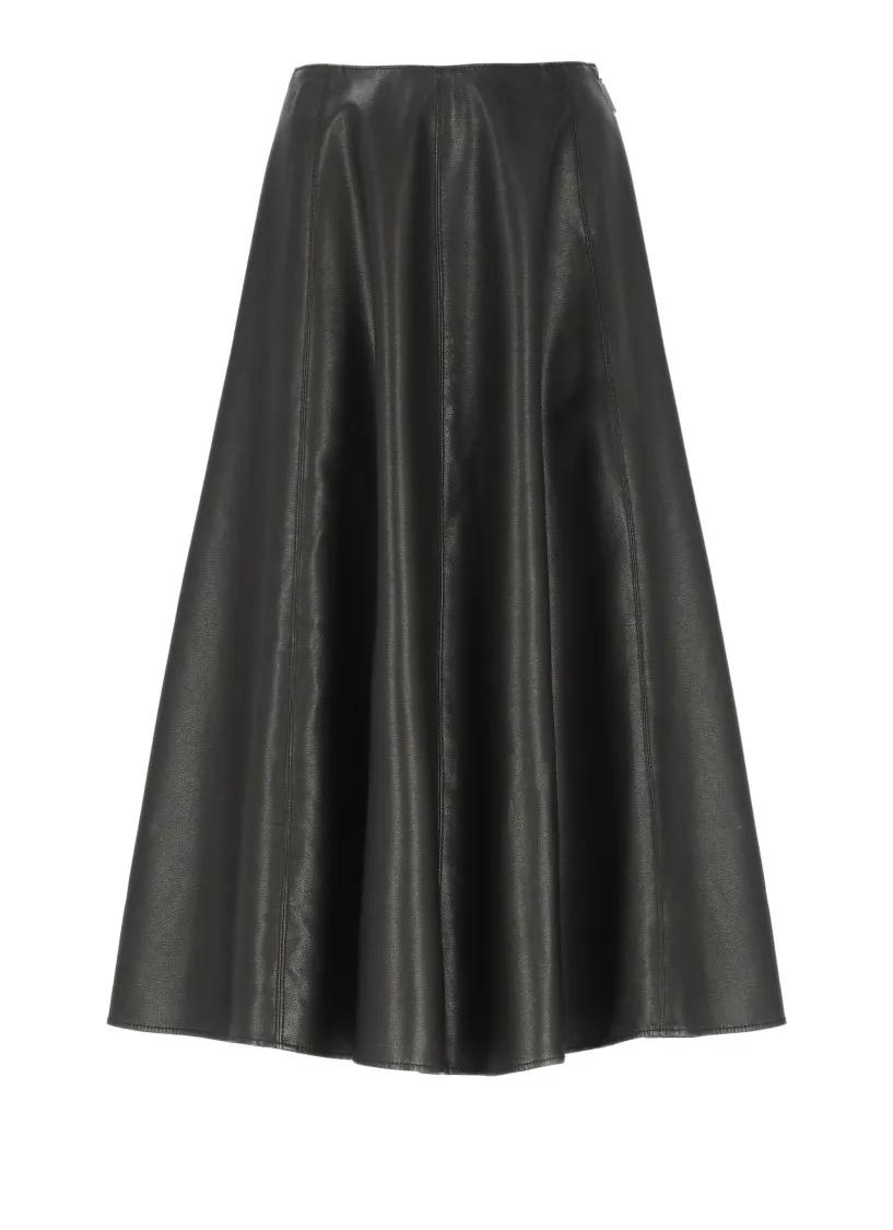 MSGM - Viscose Skirt - Größe 42 - schwarz