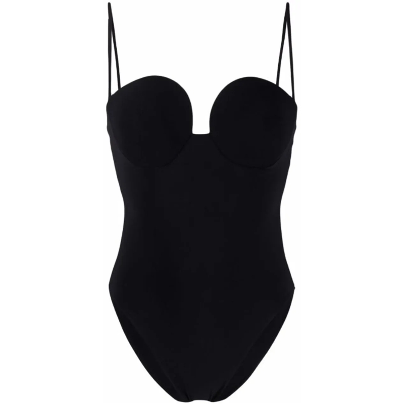 Magda Butrym T-Shirt Cups Swimsuit Black schwarz