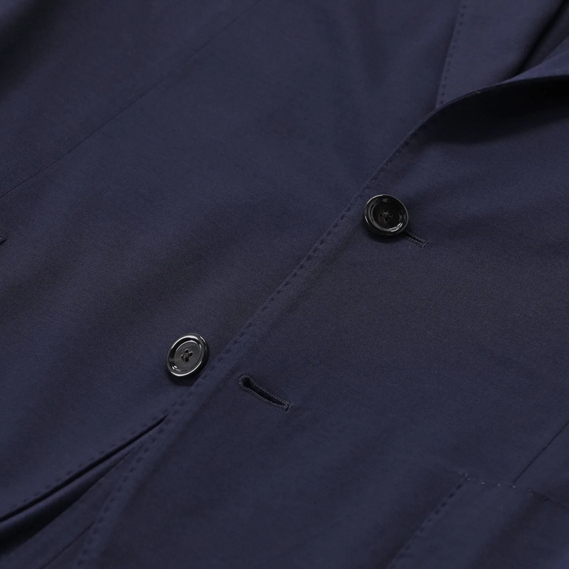 Lardini Anzugjacke Sakko aus Seide blau(Image 4)