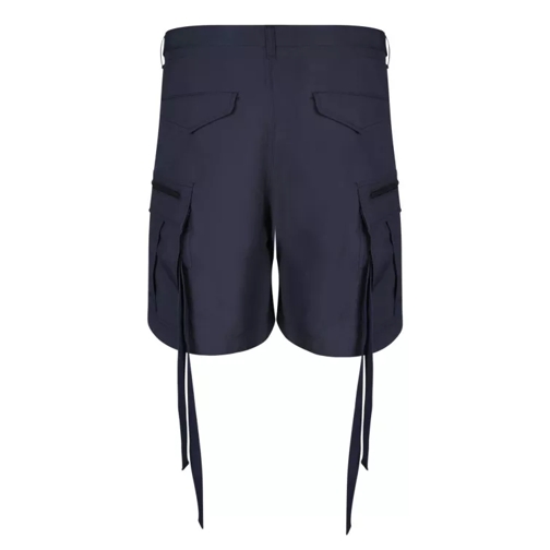 Sacai Blue Taffeta Bermuda Shorts Blue 