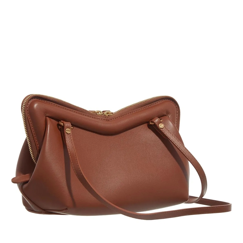 Mansur Gavriel Crossbody Bag Mini Frame Shoulder Bag In Brown Leather Brown(Image 4)