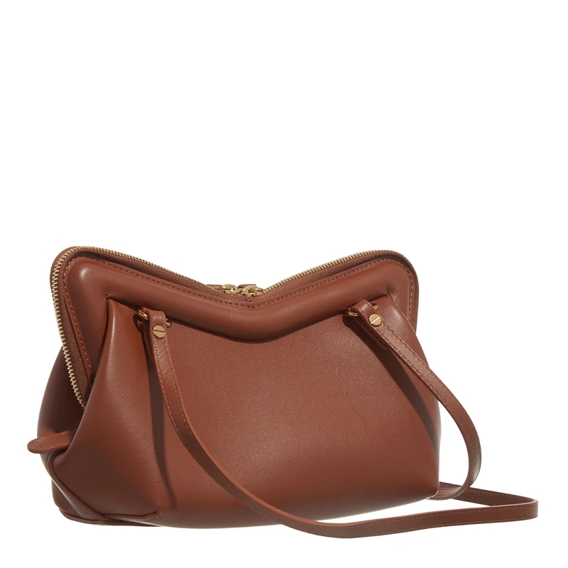 Mansur Gavriel Crossbody Bag Mini Frame Shoulder Bag In Brown Leather Brown(Image 7)
