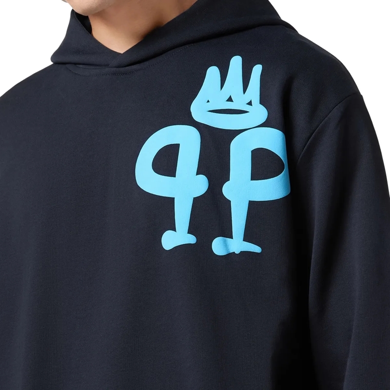 Philipp Plein Top Hoodie King Plein dunkel-blau(Image 5)