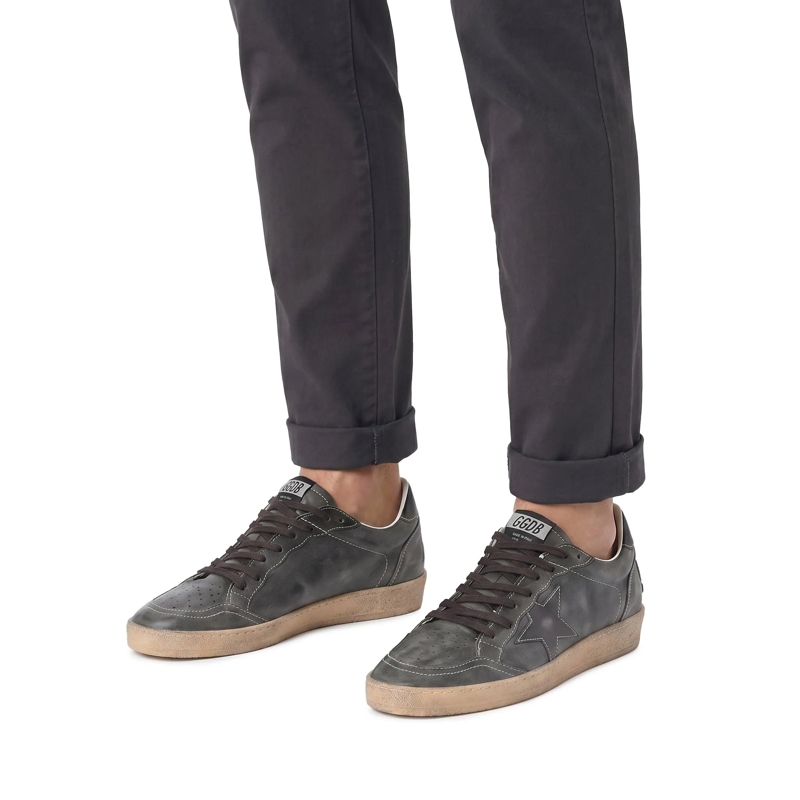 Golden Goose Veterschoenen Sneaker Ball Star grau(Image 2)