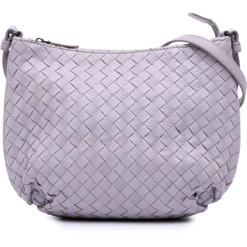 Bottega Veneta Schultertasche Cervo Intrecciato Crossbody lila