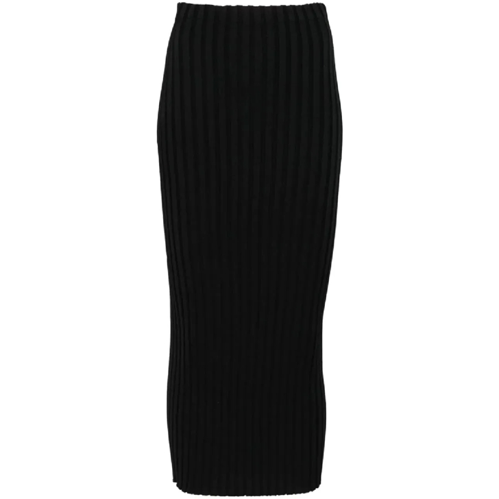 スカート Fabiana Filippi Knee-Length Ribbed Skirt With Textured Fabiana Filippi knee-length Skirt | Red | FARFETCH