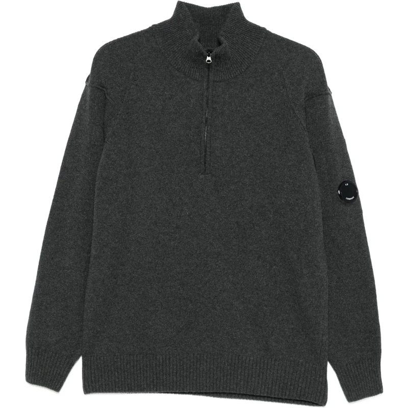 CP Company Pullover pull wol rits grau