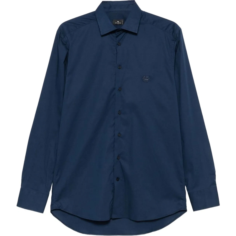 Etro Haut décontracté Shirts Blue dunkelblau