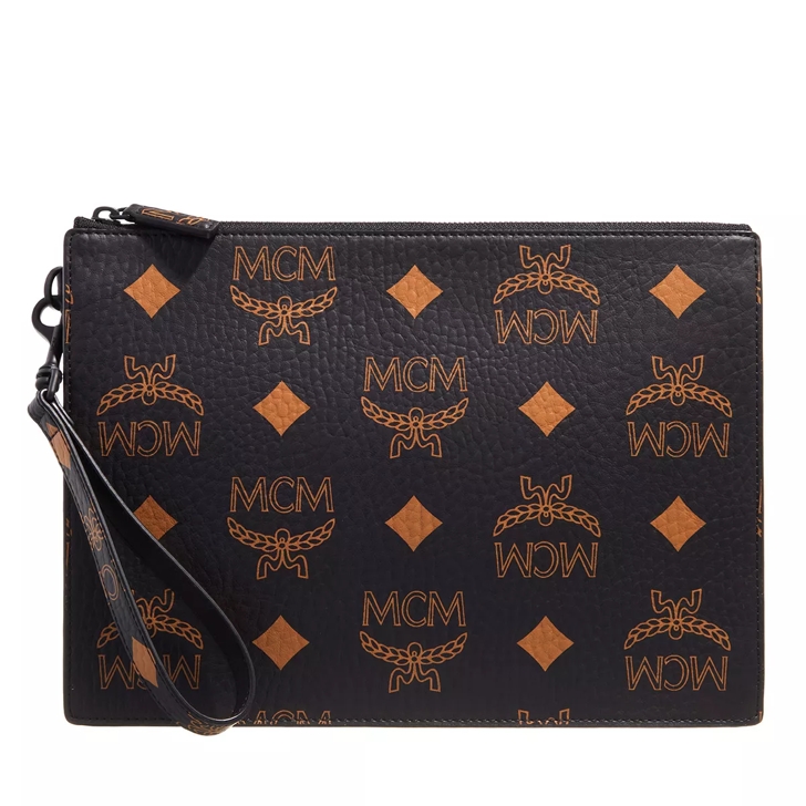 Black mcm online clutch