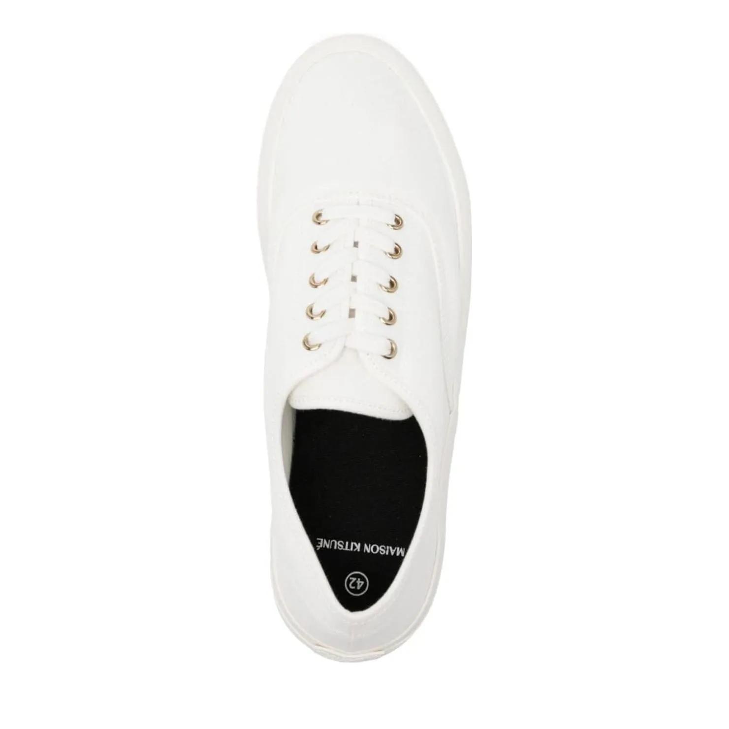 Maison Kitsune MAISON KITSUNE Sneakers White weiB lage top sneaker