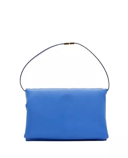 Marni Shopper - Blue Soft Smooth Leather Bag - Gr. unisize - in Blau - für Damen