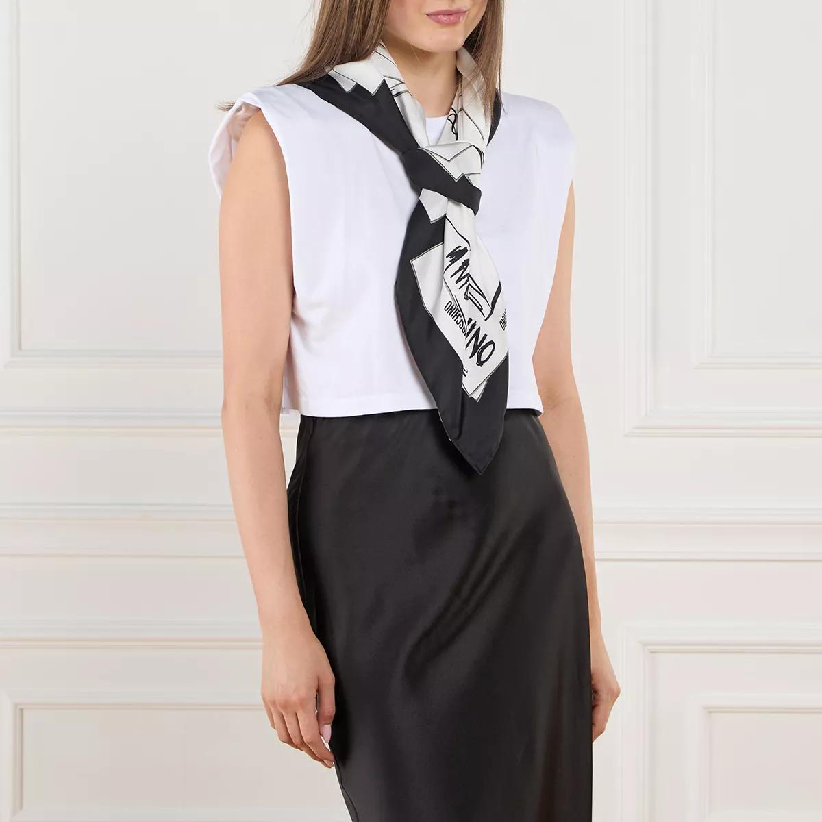 スカーフ MOSCHINO COUTURE Woman Scarf Black 93538272 1555 Moschino Couture Outlet: Scarf woman - Black | Moschino