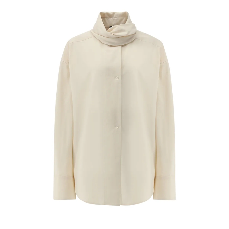 VAN LAACK Bluse Bluse Modern Fit Uni beige