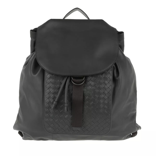 Bottega Veneta Intrecciato Leather Backpack Ardoise Rugzak