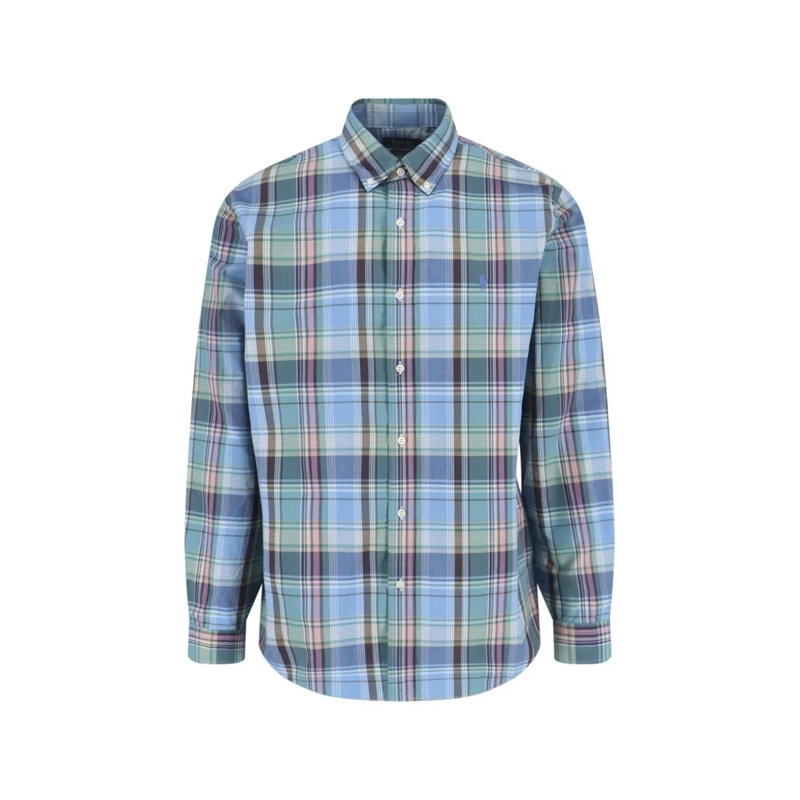 Polo Ralph Lauren Hemd Tailored Fit Button-Down Shirt With Pointed Collar Blue