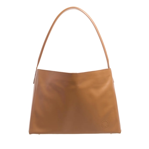Ines De La Fressange Schultertasche Leonore L Shoulder Bag - Leather - Camel Brown