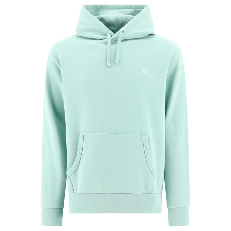 Polo Ralph Lauren  Light Blue Hoodie With Drawstring Blue