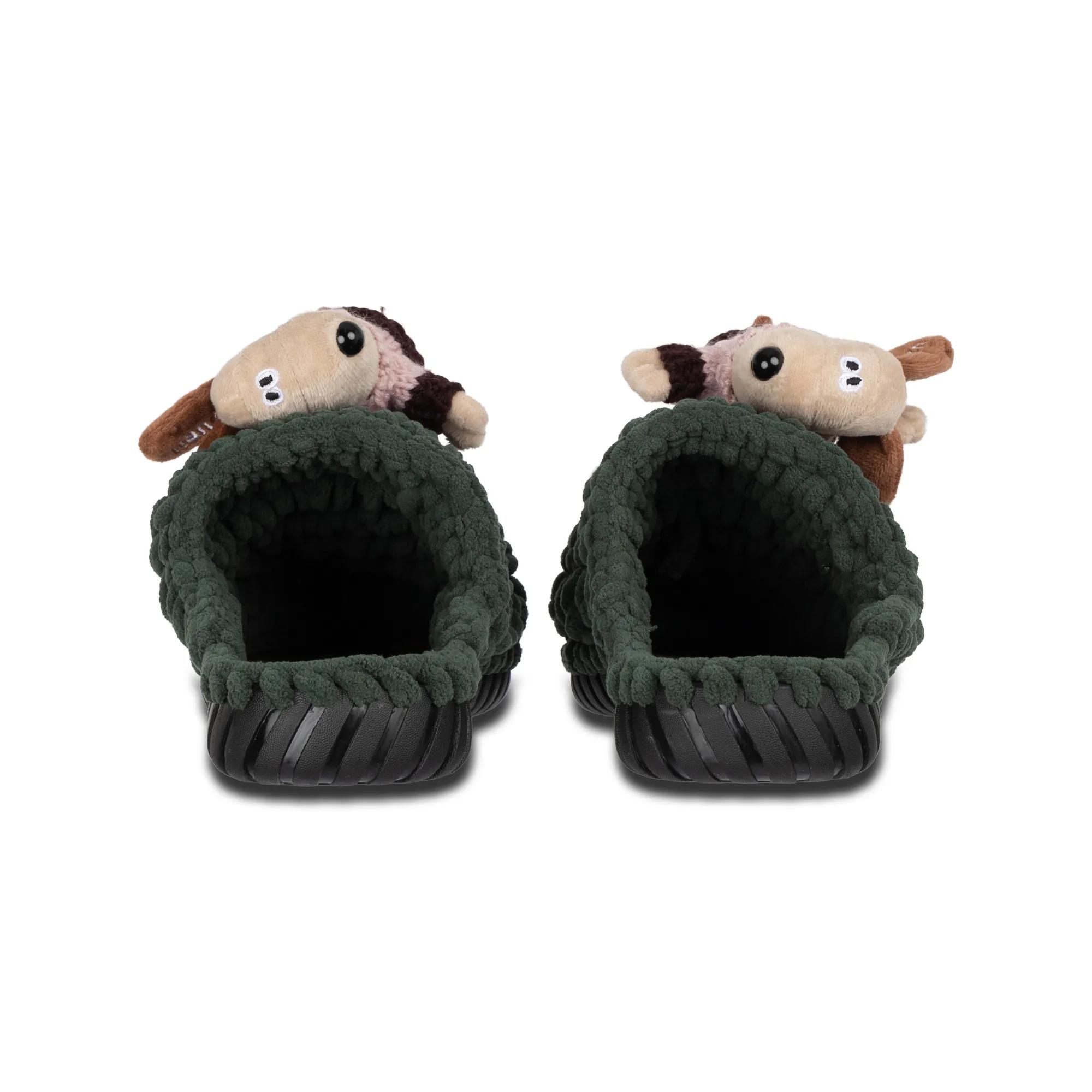 Thumbnail - UZURII Slipper & Pantoletten - Pantoffeln Pantoffel Cosy Snoopy - Gr. 37_38 - in Grün - für Damen