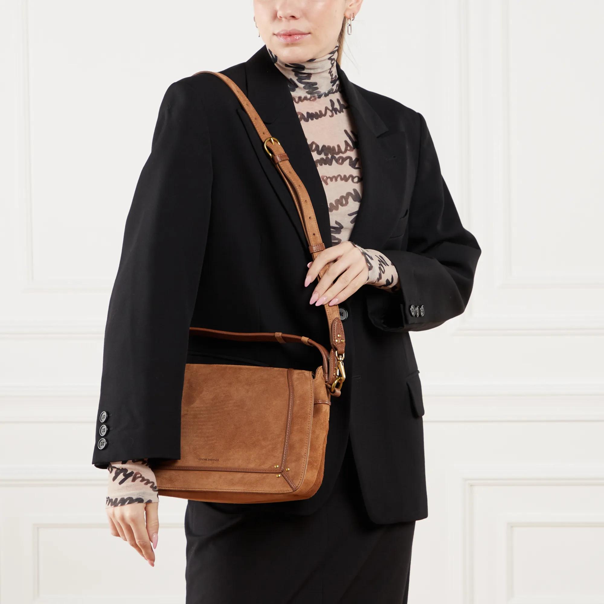 Jérôme Dreyfuss Gewatteerde leren crossbodytas Brown Dames