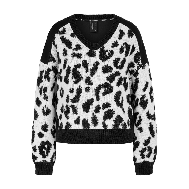 Marc Cain Pullover Pullover aus Alpaka-Woll-Mix schwarz