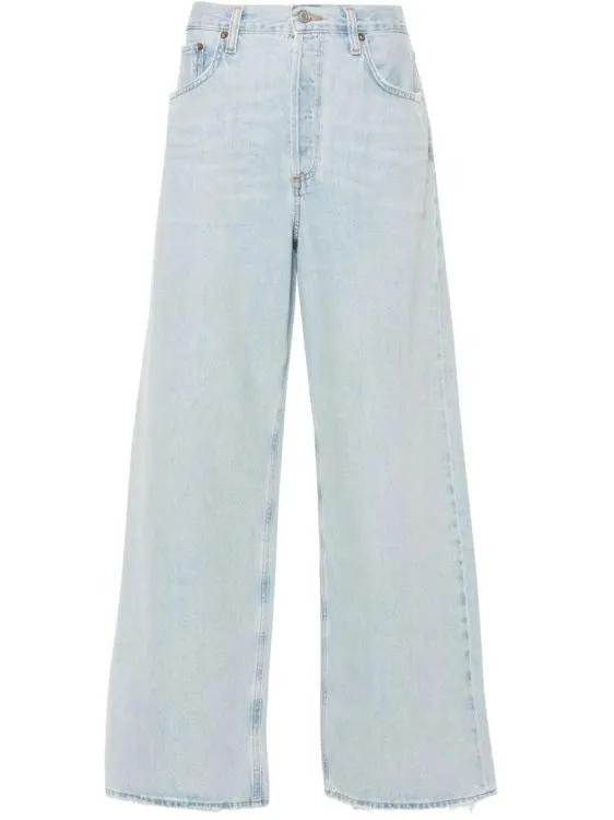 Agolde - Low Slung Baggy Cotton Jeans - Größe 30 - blau