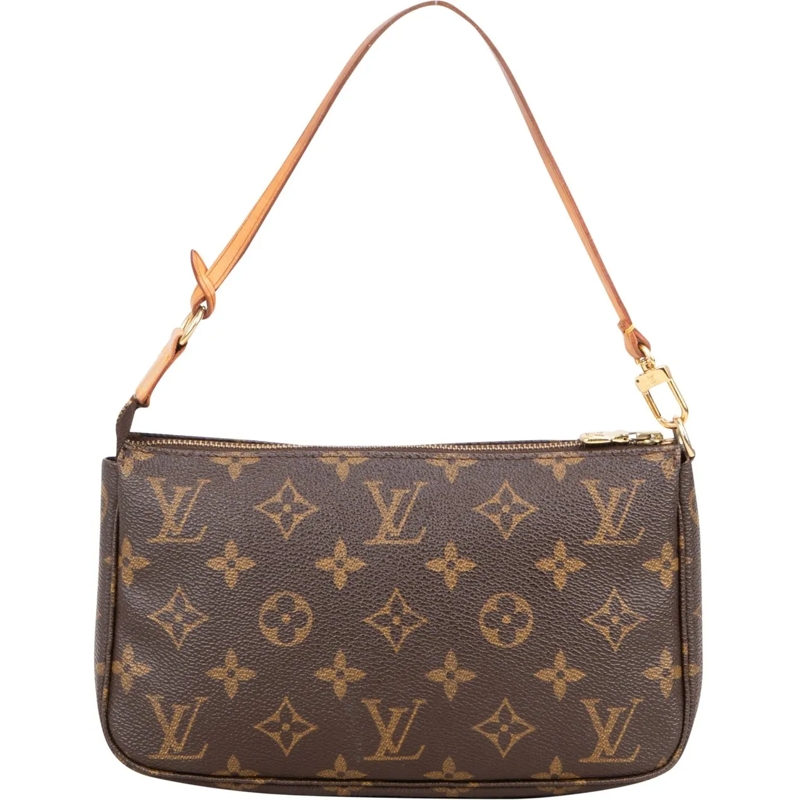 Louis Vuitton Tote Louis Vuitton Canvas Monogram Pochette Accessoire  braun