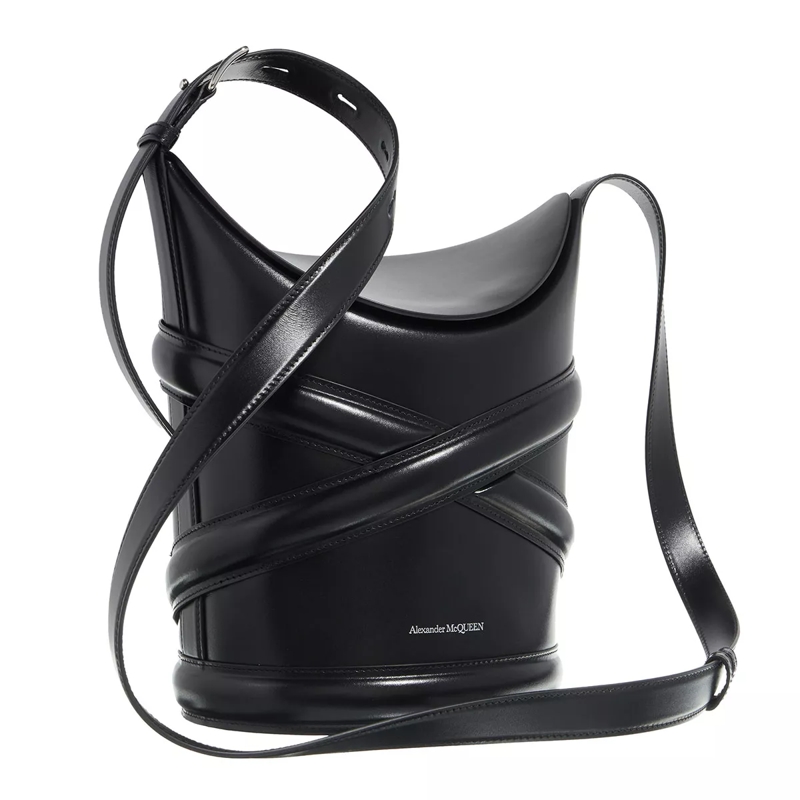 Alexander McQueen Sac reporter The Curve Bag Black(Image 3)