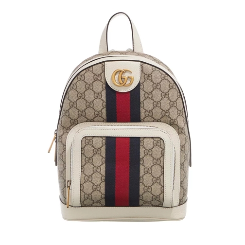 Gucci Ophidia GG Flora Small Backpack Beige Black Rucksack