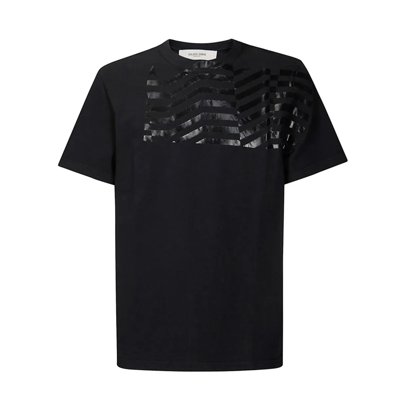 Golden Goose T-shirt Journey Unisex Regular T-Shirt Black