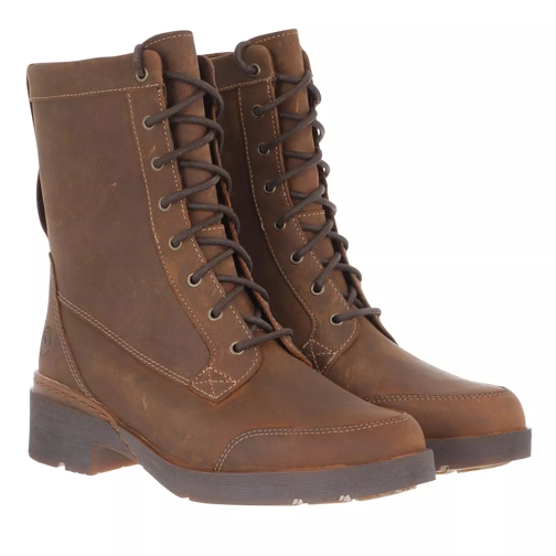 Timberland Graceyn Mid Lace Up Waterproof Boot Saddle Bottes à lacets