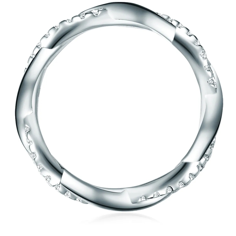 Trilani Ring Sterling Silber Ring Zirkonia silber(Image 3)