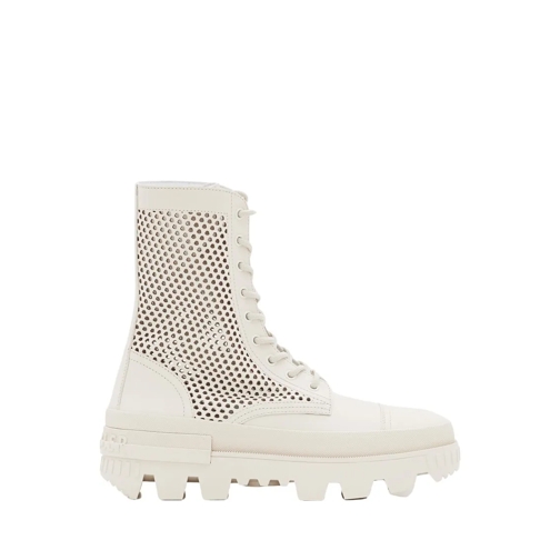 Moncler Stiefel Carinne Leather Boots White