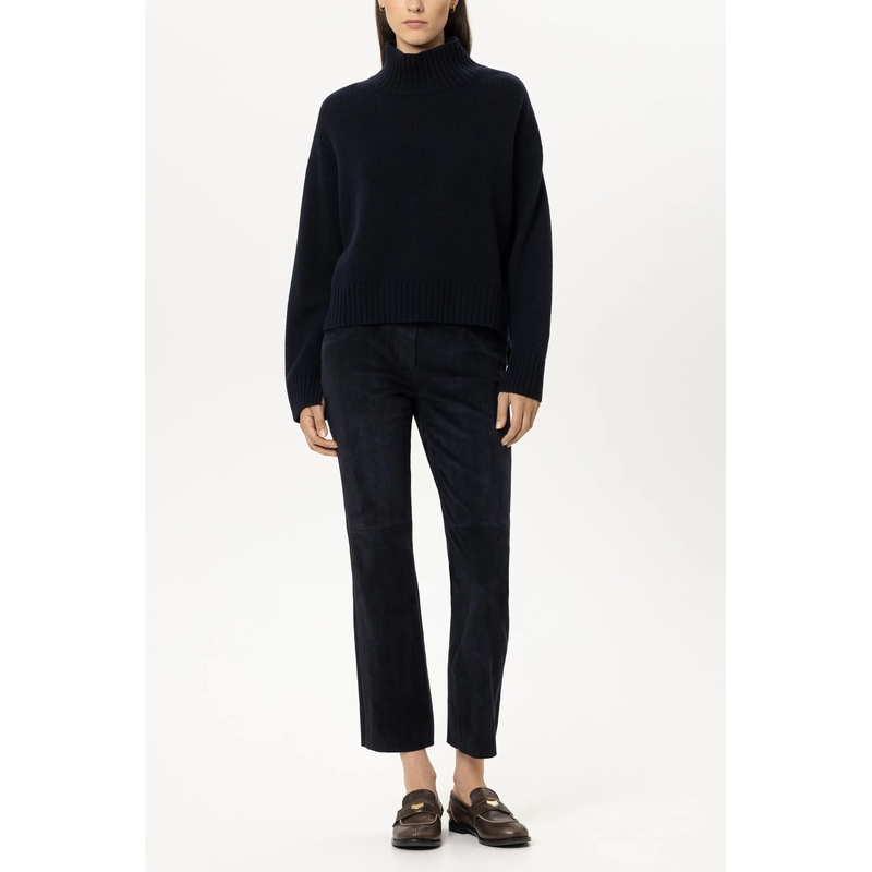 Luisa Cerano Pullover Turtleneck aus Woll-Mix winter navy(Image 2)