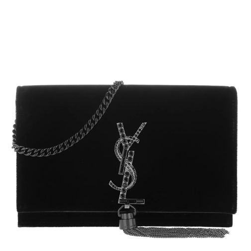Saint Laurent YSL Monogramme SL Kate Satchel Bag Black Crossbody Bag