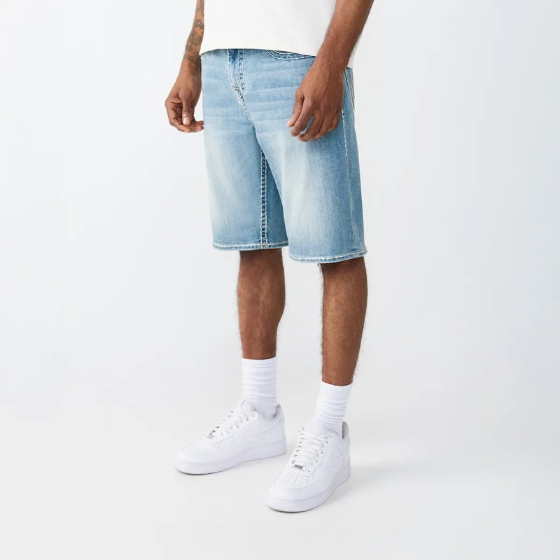 True Religion Shorts Jeansshorts BOBBY hell-blau(Image 3)