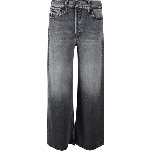 Mother Skinny Leg Jeans The Ditcher Roller Sneak Jeans Grey grau