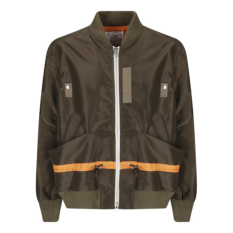 Sacai  Nylon Twill Jacket Green